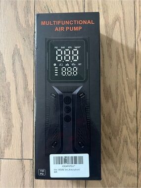Digital Portable Air Compressor - Black
